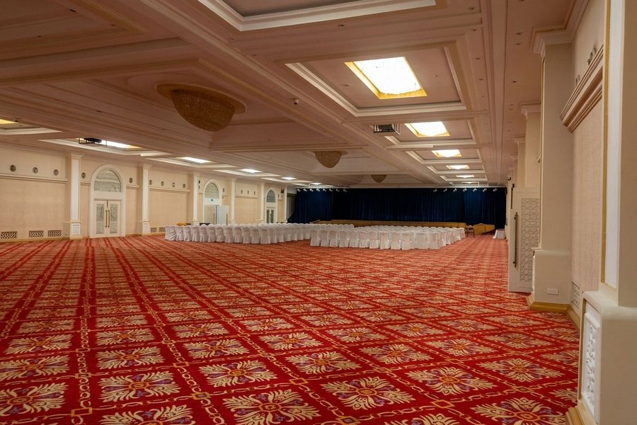 Main hall at Temple Trees